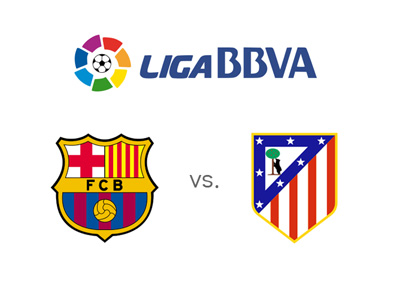 Barcelona vs. Atletico Madrid - La Liga BBVA - Matchup and odds