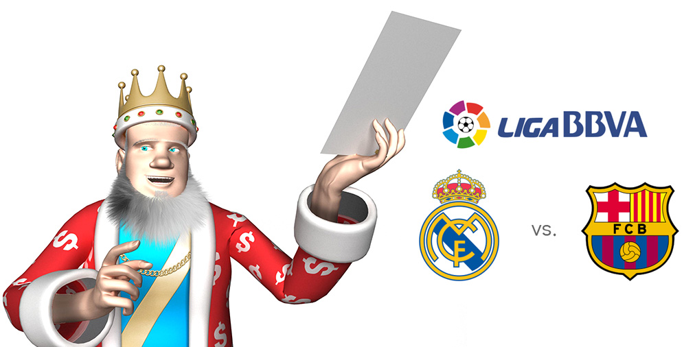 The King presents the upcoming matchup between Real Madrid and Barcelona FC in the Spanish La Liga