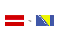 Latvia vs. Bosnia-Herzegovina - Country Flags - Matchup