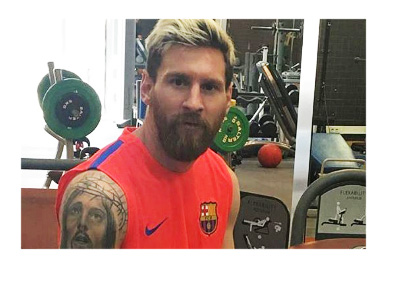 The Barca top dog - Lionel Messi at the gym