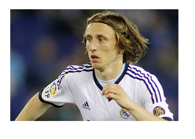 Luka Modric in action for Real Madrid - Spanish La Liga - Year 2013