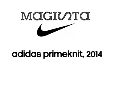 Nike Magista and adidas primeknit - Logos