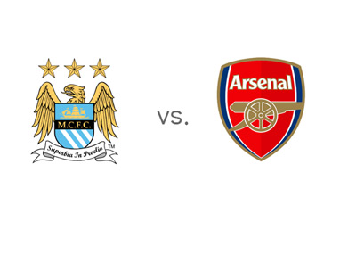 Manchester City vs. Arsenal - English Premier League - Team Logos