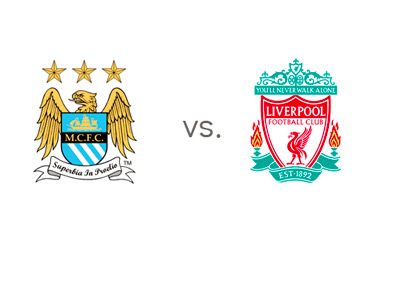 Manchester City vs. Liverpool - EPL Matchup - Team Logos