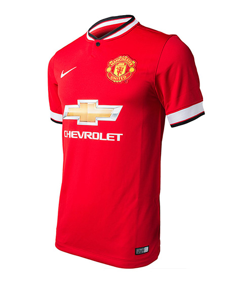 Manchester United 2014/15 season home kit - by Nike - Sponsored by Chevrolet