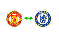 Manchester United and Chelsea FC - Transfer - Team Logos