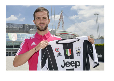 Juventus announce the signing of BiH international Miralem Pjanic for 32 million euros