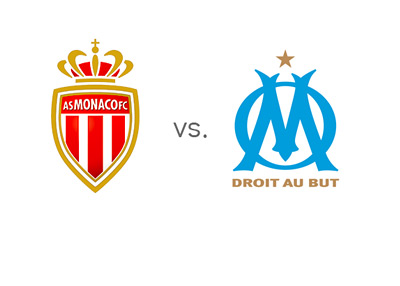 Ligue 1 Matchup - AS Monaco vs. Marseille - Team Logos