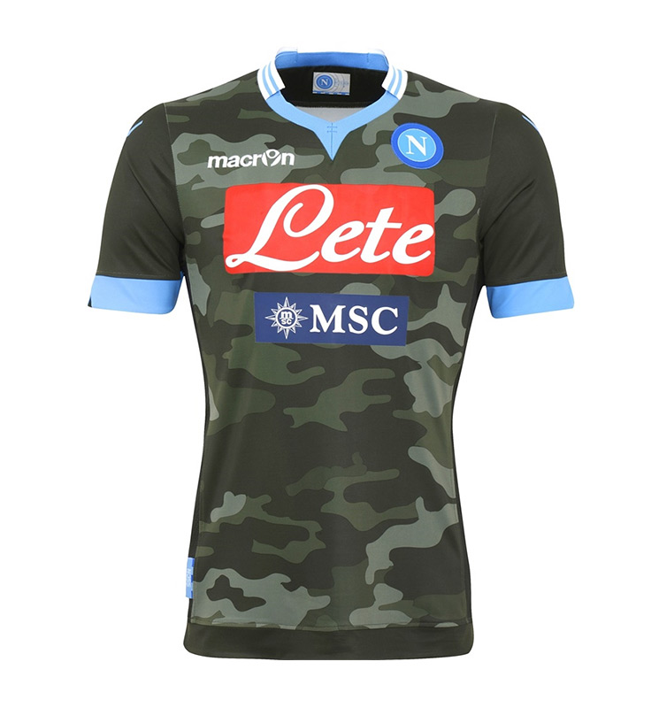 Large Size Jersey Image - Napoli Camo Fight - Away Jersey