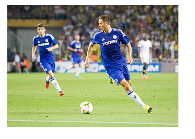 Chelsea FC midfielder - Nemanja Matic - Serbian International - In action - 2014 photo