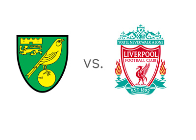 English Premier League Matchup - Norwich vs. Liverpool - Team Logos / Crests / Badges