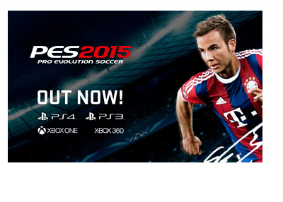 Pro Evolution Soccer - PES 2015 - Out Now - Released on PS3 PS4 Xbox and Xbox One - Mario Gotze Cover