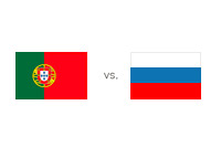 Portugal vs. Russia - Matchup and Country Flags