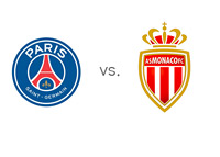 Paris Saint-Germain (PSG) vs. AS Monaco FC - Ligue 1 Matchup - Team Logos