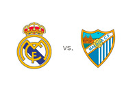 Real Madrid vs. Malaga - La Liga - Matchup and Team Logos