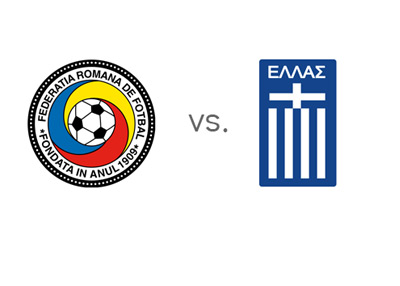 World Cup Qualifying - Romania vs. Greece - Team Logos