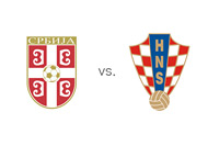 Serbian and Croatian Football Association Logos - Matchup