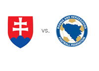 Slovakia vs. Bosnia-Herzegovina - National Team Crests - Matchup