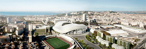 Stade Velodrome Project - Renovations - Areal Photo - October 2014