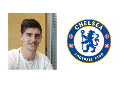 Thibaut Courtois - New Five-Year Deal - Chelsea FC - Logo - Contract Signing Photo - Instagram