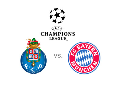 UEFA Champions League matchup - FC Porto vs. Bayern Munich - Preview - Odds - Tournament logo and team crests