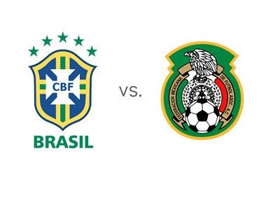 Brazil vs. Mexico - World Cup Matchup - Football Crests