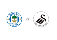 Wigan vs. Swansea - Matchup and Team Logos