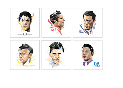 WPAP Famous Footballers - Art by David Eltino