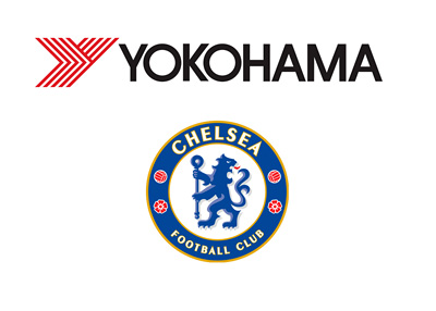 Yokohama Tire Comapny and Chelsea FC logos - Partnership in the making - February 2015