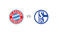 Bayern Munich vs. Schalke 04 - Team Logos - Matchup