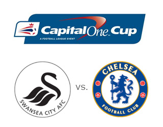 Swansea vs. Chelsea - Capital One Cup - Matchup - Team Logos