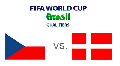 FIFA World Cup Qualifiers - Czech Republic vs. Denmark - Matchup and Flags