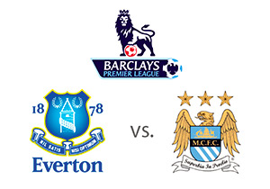 English Premier League - Everton vs. Manchester City - Matchup and Logos