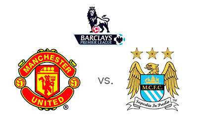 Barclays Premier League - Manchester United vs. Manchester City - Team Logos - Matchup