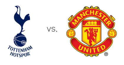 Tottenham Hotspur vs. Manchester United - Team Logos - Matchup