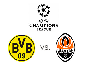 UEFA Champions League Preview - Borussia Dortmund vs. Shakhtar Donetsk - Team Logos