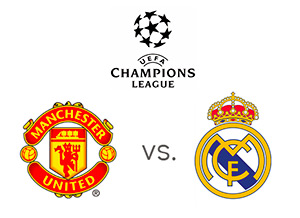 UEFA Champions League - Manchester United vs. Real Madrid - Matchup Preview - Team Logos