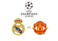 UEFA Champions League - Real Madrid vs. Manchester United - Team logos