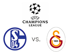 Schalke vs. Galatasaray - UEFA Champions League - Logos