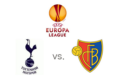 UEFA Europa League - Tottenham vs. FC Bsel - Matchup and Team Logos