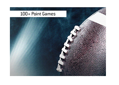 Hundred point plus games in college football might be a thing of the past. But they used to happen often.