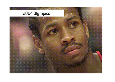 The story of the 2004 USA Olympics basketball team.  In photo: Allen Iverson.