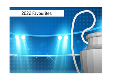 The Big Ears trophy - UEFA Champions League 2022 favourites. Illustration.