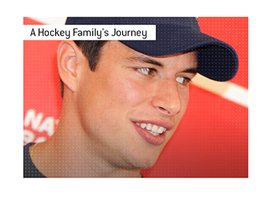 A Crosby family hockey journey. The dad and son story.