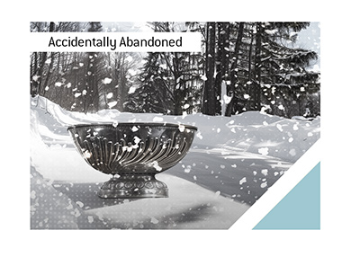 After winning the Stanley Cup, Montreal Canadiens players accidentally abandoned hockeys greatest trophy on a snowy road following a drunken celebration.