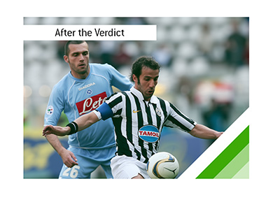 Alessandro Del Piero playing for Juventus against Napoli during their 2006-07 Serie B season.