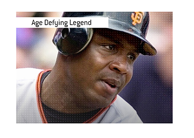Age defying baseball legend.