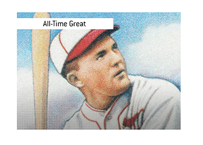 The all-time great baseball player, with outstanding numbers, Rogers Hornsby.