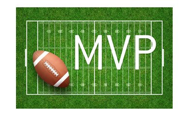 NFL - American Football MVP - Odds - Favourite to win.  Field and ball.