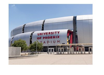 The Arizona Cardinals field - University of Phoenix Stadium - NFL.